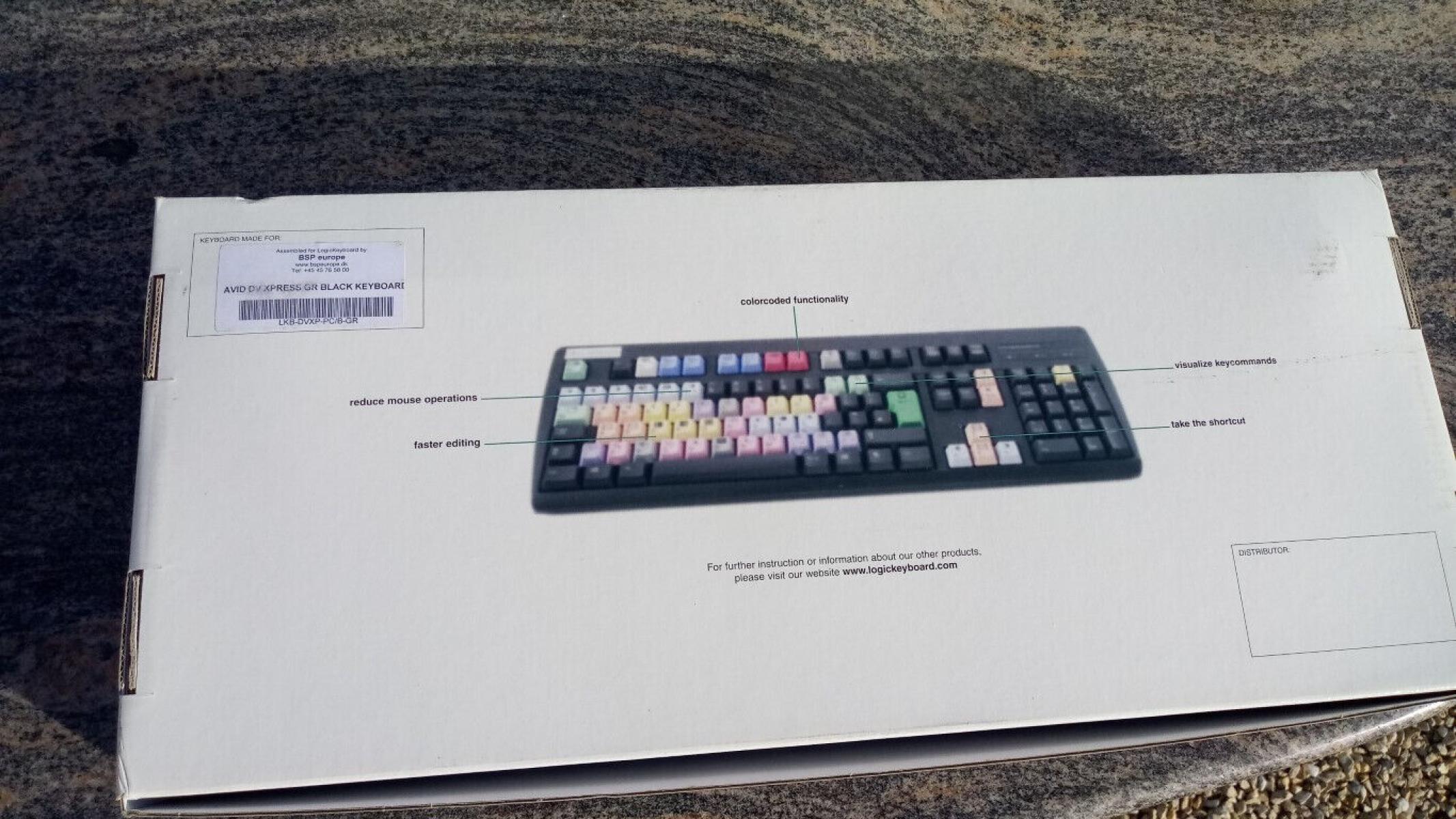 LogicKeyboard Avid DV Express Keyboard QWERTZ PS2, € 39,- (8130 Frohnleiten)