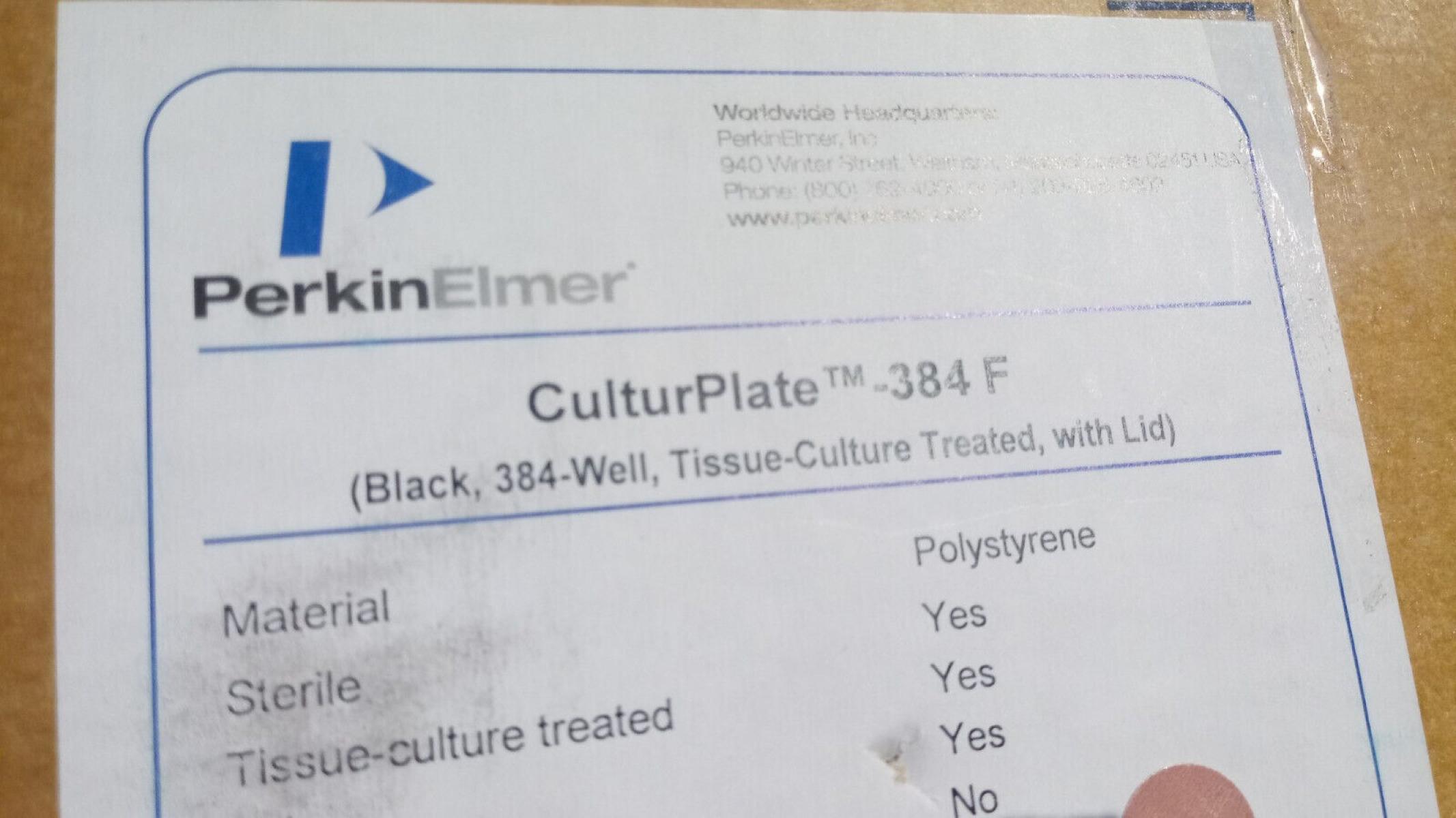 PerkinElmer CulturPlate 384 F Microplate, € 89,- (8130 Frohnleiten)